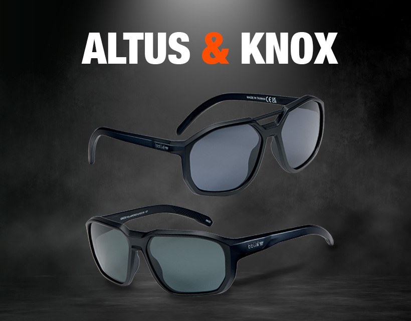Bollé Safety BAXPOLWFS, Gafas de seguridad Baxter, antiarañazos, montura  azul negra, lentes polarizadas, universales